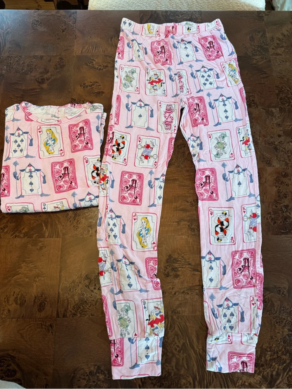 Posh Peanut x Disney Alice in Wonderland kids bamboo pajama set, 10-12Y, Soldout